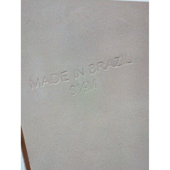 Steve Madden White Crocodile Print Slingback Heels 9.5 - Picture 8 of 8